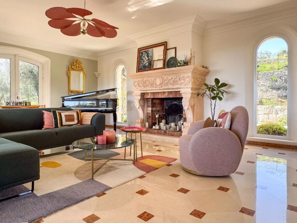 ouverture-fenêtre-cintree-toute-hauteur-villa-mougins
