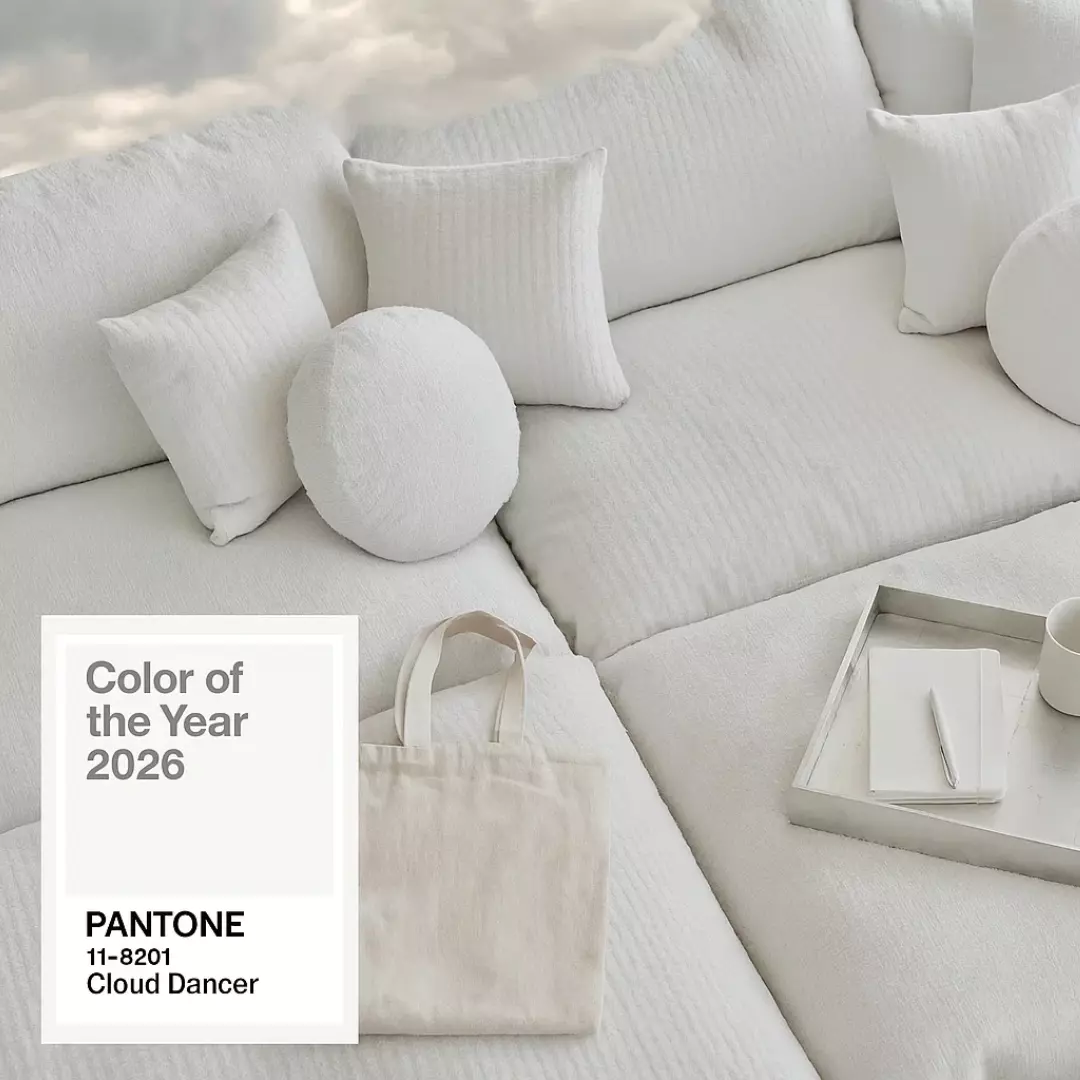 Pantone 2026 Cloud Dancer 1717interiors